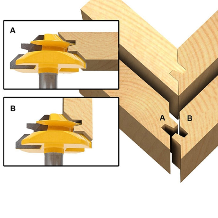 1/2 x 2-3/4 Gambo Lavorazione del legno 45 gradi di impegno Tenone Lama ad angolo retto Accessori Coltello Strumenti per la lavorazione del legno, 1/2 x 2-3/4