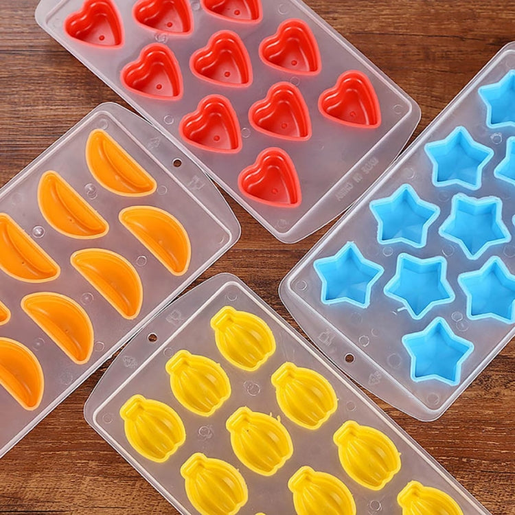 Vassoio per cubetti di ghiaccio in silicone a forma di amore/stampo per ghiaccio, colore casuale, Love Shaped