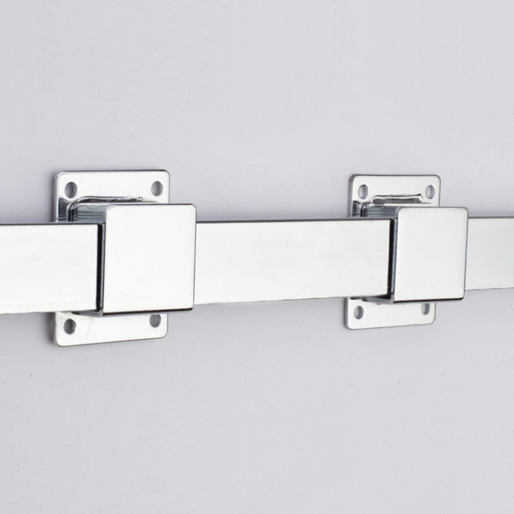 Gancio per tubo quadrato con staffa da parete da 2 pezzi per l'esposizione del supermercato del negozio di abbigliamento, Wall Bracket