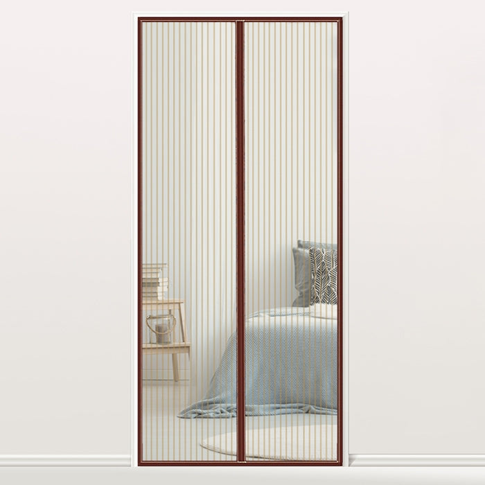 Tenda per porta con zanzariera magnetica Magic Mesh, dimensioni: 190x100 cm, Size:190x100cm(White), Size:190x100cm(Black), Size:190x100cm(Coffee), Size:190x100cm(Beige)