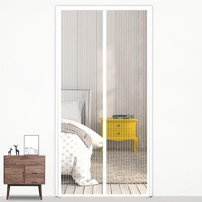 Tenda per porta con zanzariera magnetica Magic Mesh, dimensioni: 190x100 cm, Size:190x100cm(White), Size:190x100cm(Black), Size:190x100cm(Coffee), Size:190x100cm(Beige)