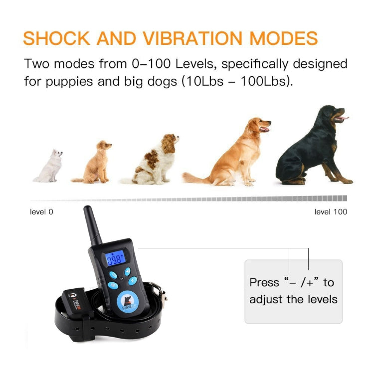 Collare antiabbaio automatico Sistema di controllo dell'addestramento degli animali domestici + Collare in pelle PU con scosse elettriche per cani, PD520