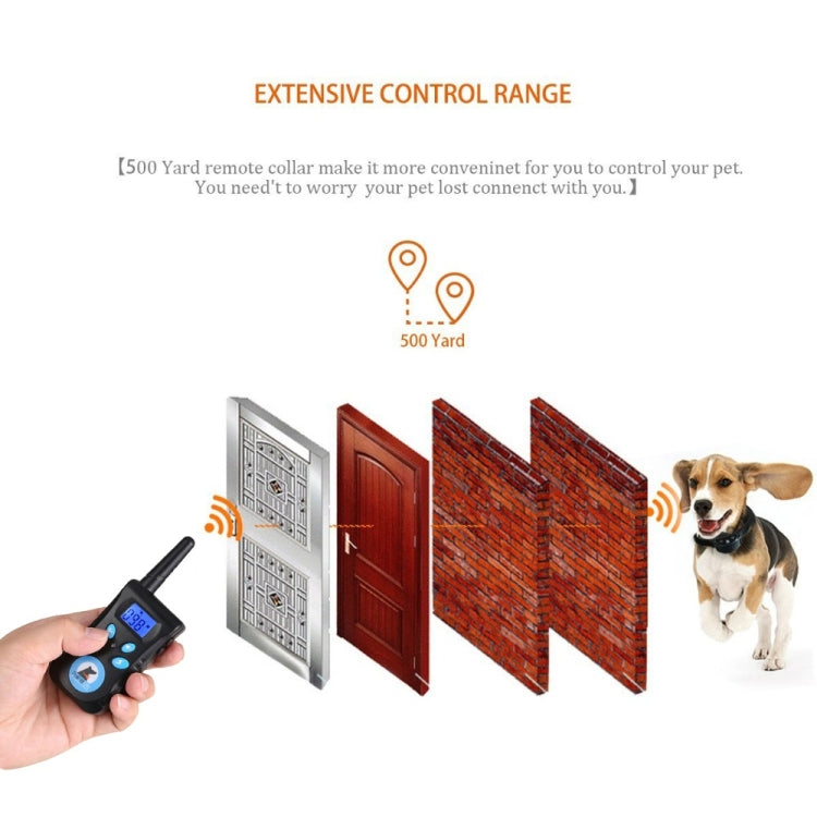 Collare antiabbaio automatico Sistema di controllo dell'addestramento degli animali domestici + Collare in pelle PU con scosse elettriche per cani, PD520