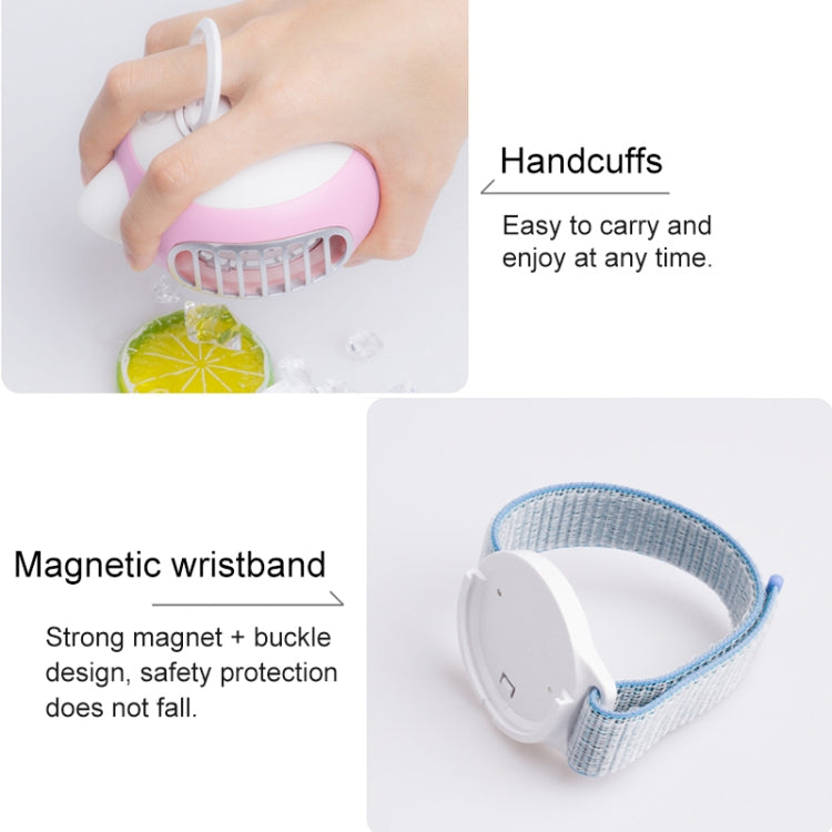 LORDNINO SBF003 3W USB Charging Portable Electric Fan with Magnetic Strap, 3 Speed Control