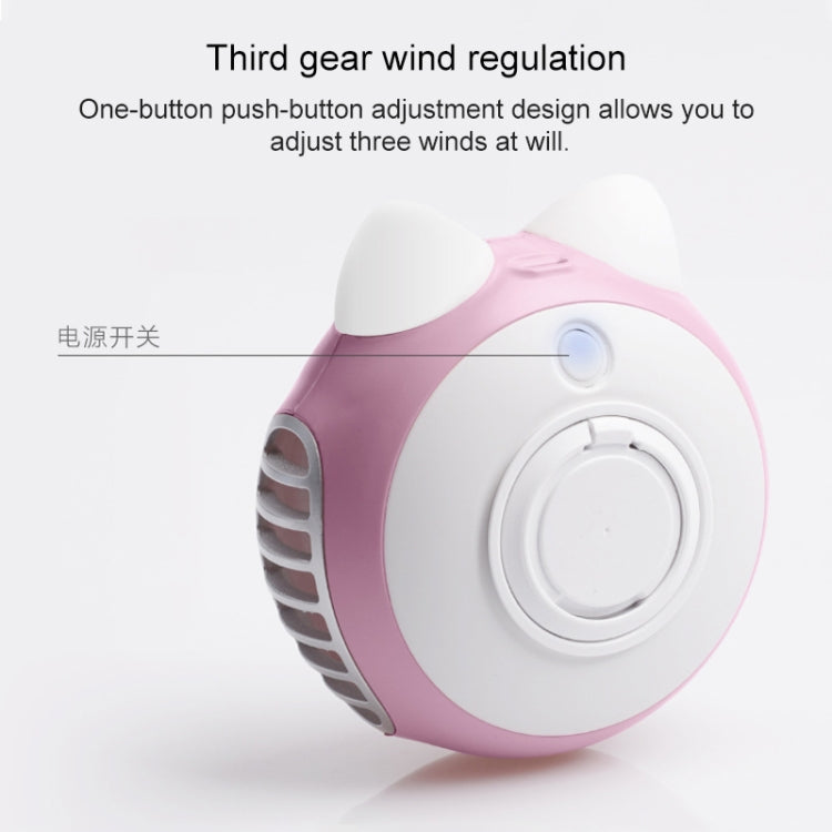 LORDNINO SBF003 3W USB Charging Portable Electric Fan with Magnetic Strap, 3 Speed Control