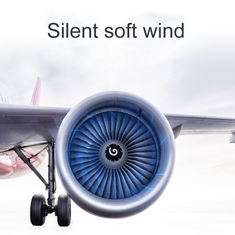 Portable Adjustable Mini USB Charging Air Convection Cycle Electric Table Fan, 2 Speed Air Cooler