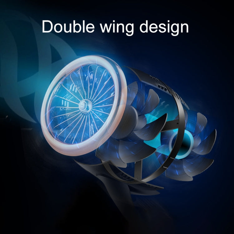 Portable Adjustable Mini USB Charging Air Convection Cycle Electric Table Fan, 2 Speed Air Cooler