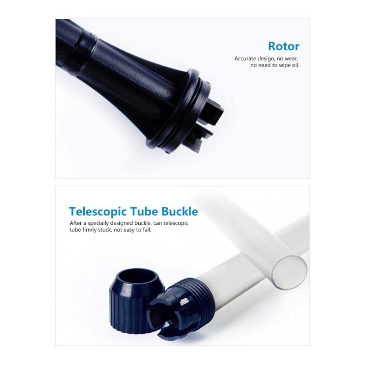 Filtro dell'acqua per la pulizia del serbatoio di pesce regolabile in lunghezza elettrica multifunzionale, Multi-functional