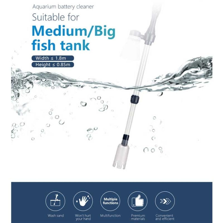 Filtro dell'acqua per la pulizia del serbatoio di pesce regolabile in lunghezza elettrica multifunzionale, Multi-functional
