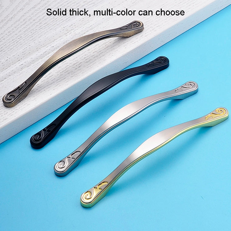 4041-128 Maniglia per mobile in lega di zinco doppia oro Passo: 128 mm, 4041-128 Double Gold