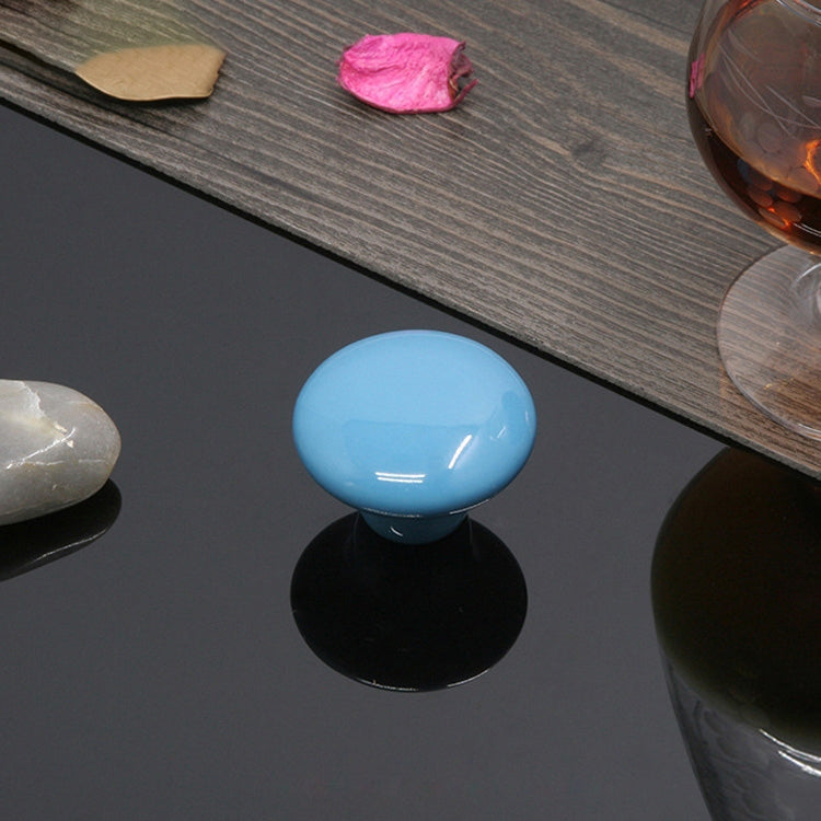 Maniglia per cassetto dell'armadio in ceramica smaltata moderna a colori letterari da 38 mm