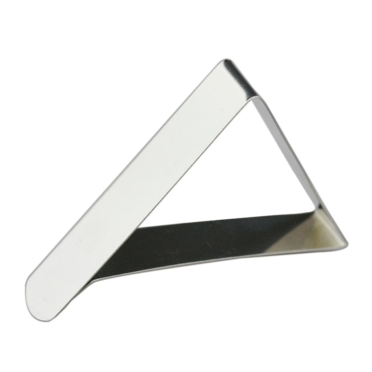 Supporto per morsetto triangolare regolabile con clip per tovaglia in acciaio inossidabile da 10 pezzi, 10 PCS