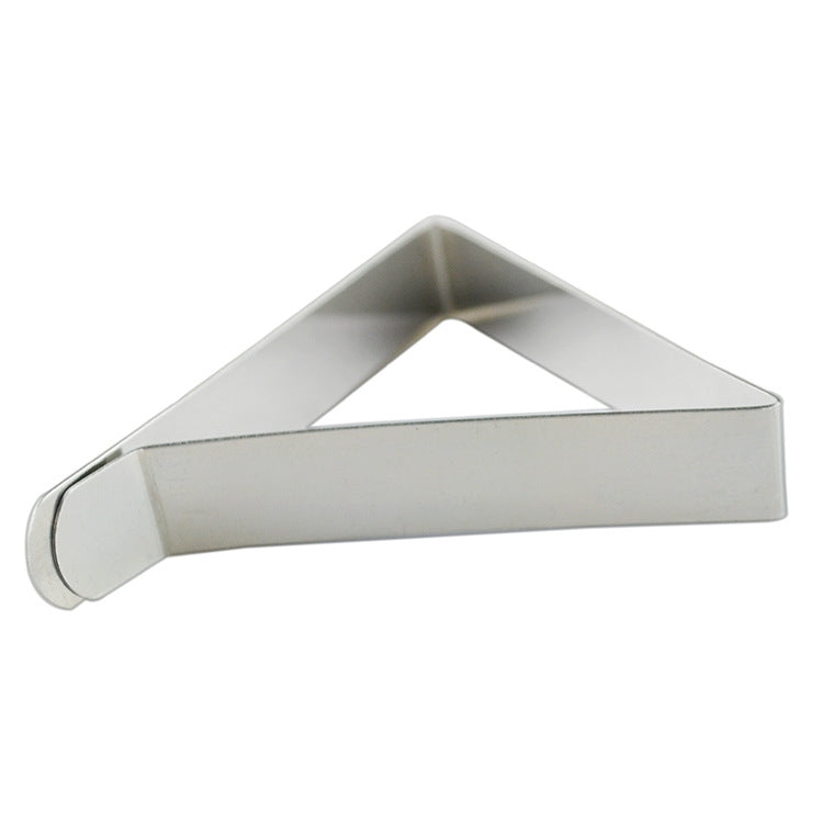 Supporto per morsetto triangolare regolabile con clip per tovaglia in acciaio inossidabile da 10 pezzi, 10 PCS