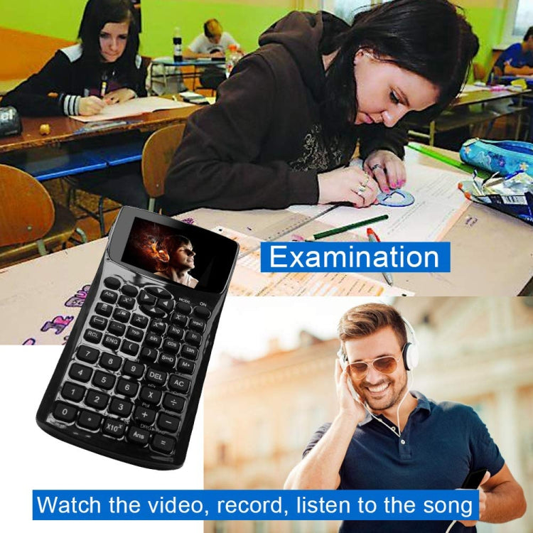 2.4 inch Multifunctional Portable E-book Calculator, Support Audio Recording/Radio/Music & Video Playback/Image Browsing, 2.4 inch Calculator