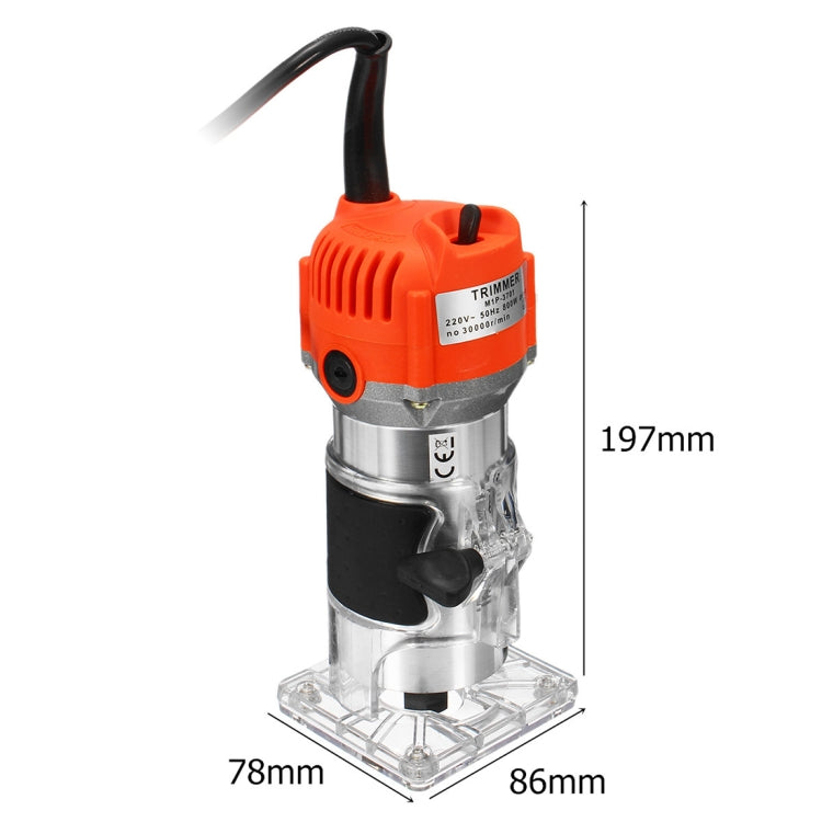Utensile elettrico elettromeccanico scanalato per rifilatura del legno, Wood Trimming Slotted Tool