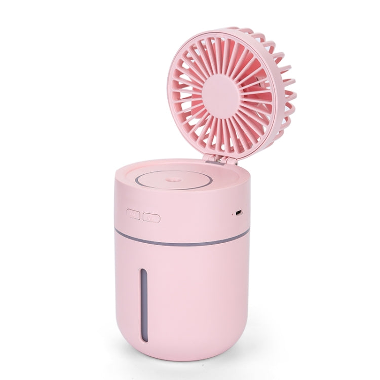 T9 Portable Adjustable USB Charging Desktop Humidifier Fan with 3 Speed Control