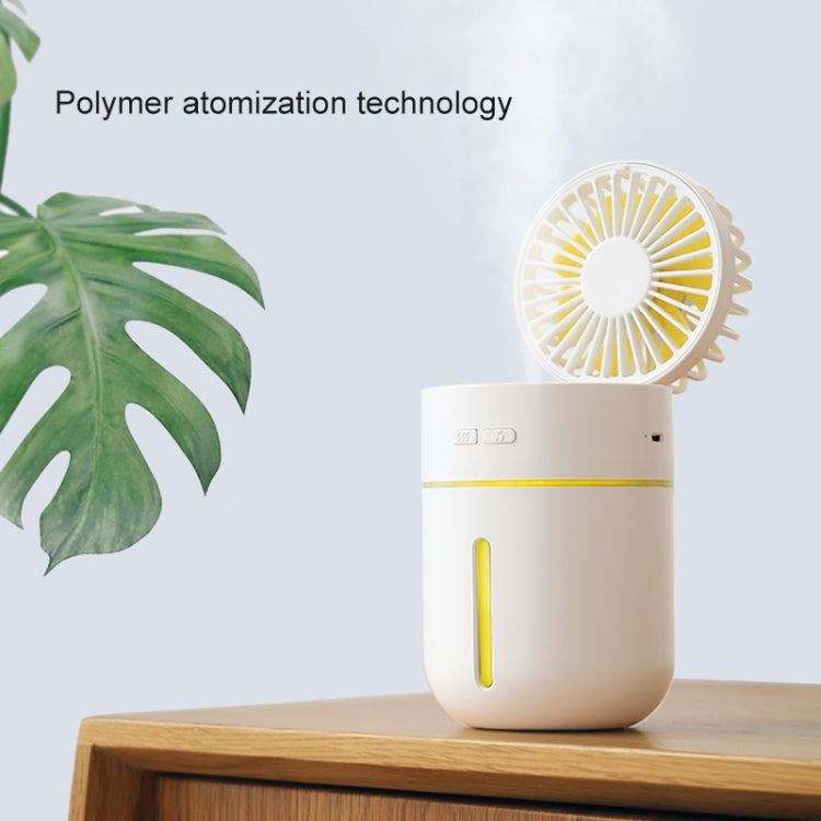 T9 Portable Adjustable USB Charging Desktop Humidifier Fan with 3 Speed Control