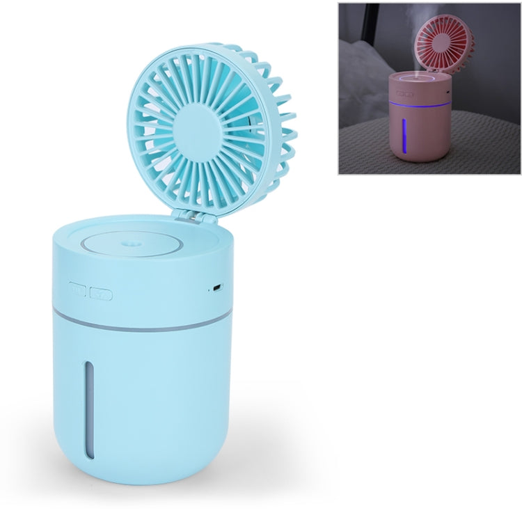 T9 Portable Adjustable USB Charging Desktop Humidifier Fan with 3 Speed Control