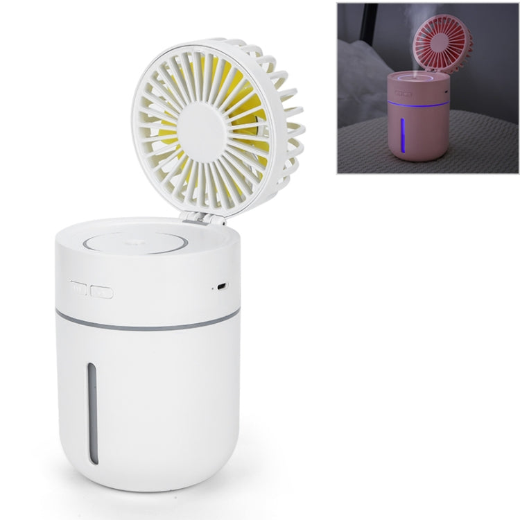 T9 Portable Adjustable USB Charging Desktop Humidifier Fan with 3 Speed Control