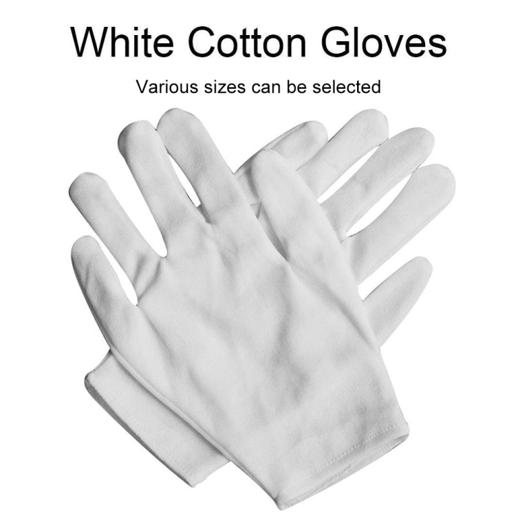 Guanti da lavoro in puro cotone da 12 paia, misura medio spessa: XL, Medium Thick, Size:XL