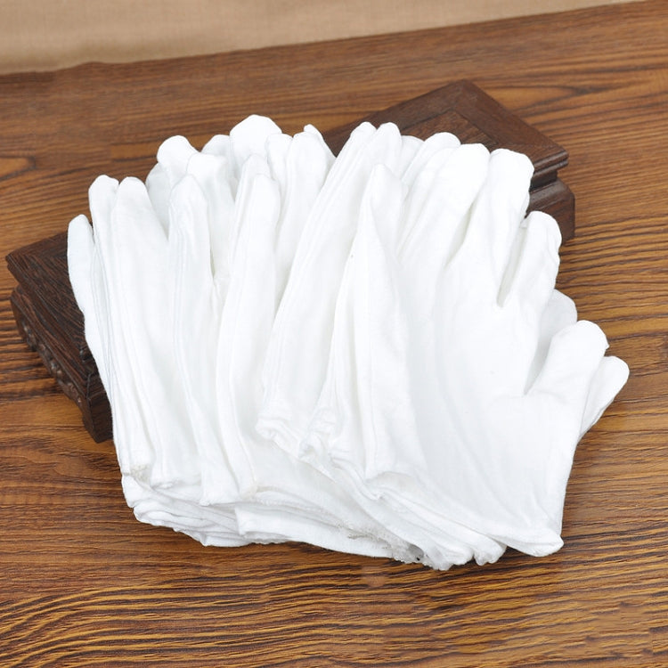 Guanti da lavoro in puro cotone da 12 paia, misura media spessa: misura libera, Medium Thick, Size:Free Size