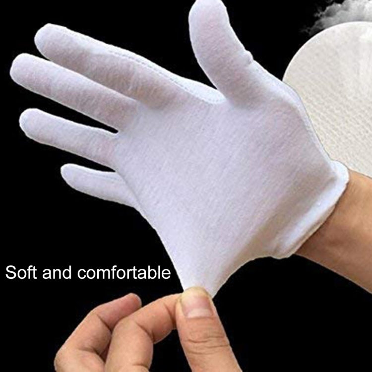 Guanti da lavoro in puro cotone da 12 paia, misura media spessa: misura libera, Medium Thick, Size:Free Size