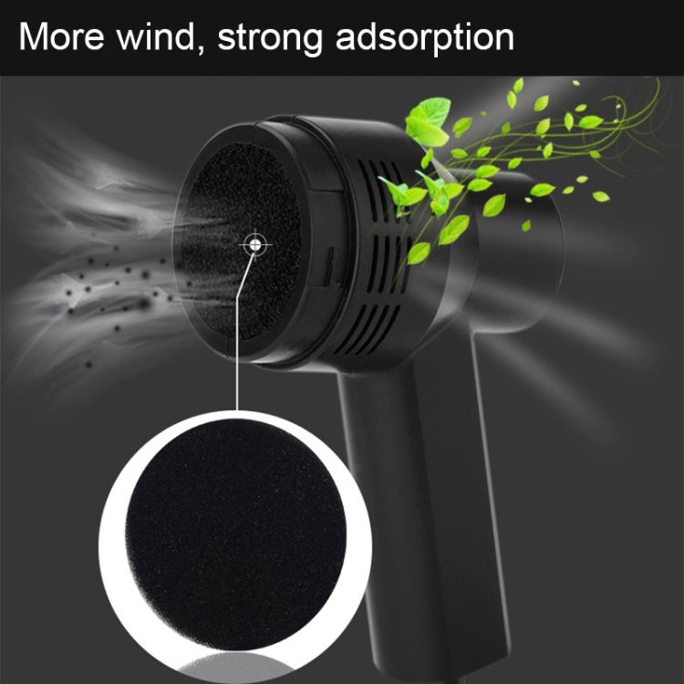 HK-6019A 3,5 W USB portatile potente aspiratore pulitore tastiera computer ugello spazzola collettore polveri kit di pulizia ventosa portatile per la pulizia di PC portatili/animali domestici, lunghezza cavo USB: 1,8 m, DC 5 V (nero)