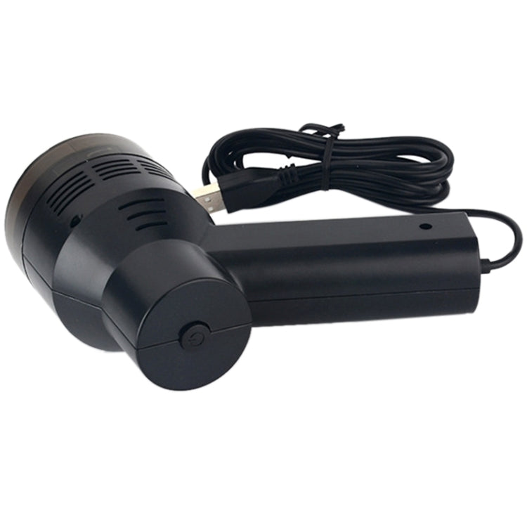 HK-6019A 3,5 W USB portatile potente aspiratore pulitore tastiera computer ugello spazzola collettore polveri kit di pulizia ventosa portatile per la pulizia di PC portatili/animali domestici, lunghezza cavo USB: 1,8 m, DC 5 V (nero)