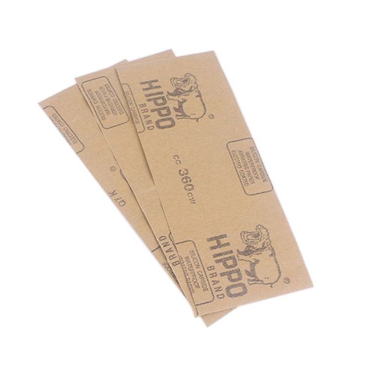 Carta vetrata per lucidatura a umido e a secco, grana 240, 10 pezzi, dimensioni: 23 x 9 cm, Grit 240