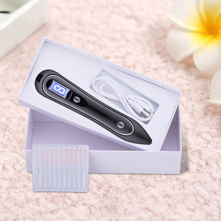 SONGSUN X2 Macchina portatile professionale per la rimozione delle lentiggini dei tatuaggi delle macchie della pelle Rimozione dei punti talpa Penna laser per la cura della bellezza al plasma con schermo LCD e regolazione a 9 marce