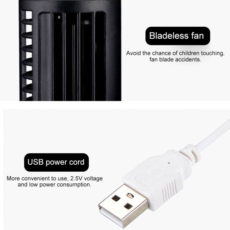 USB Electric Tower Type Fan Leafless Air Conditioning Fan