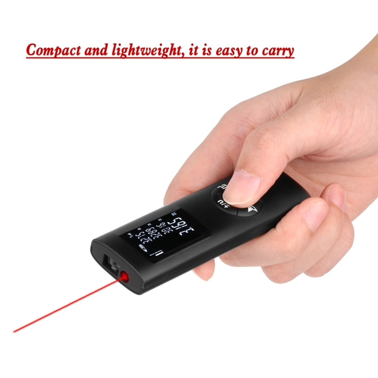 Mini misuratore di distanza laser JQ-60 Telemetro laser portatile digitale ricaricabile da 60 m, 60m