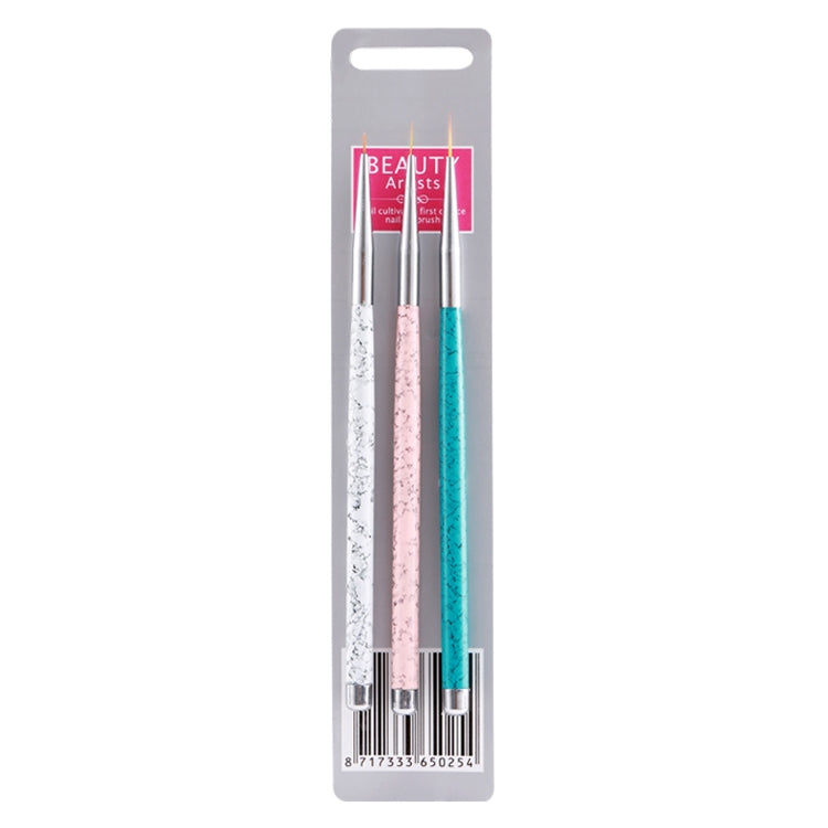 3 pezzi penna per disegno per unghie strumenti per punteggiare penna per disegno strumento intagliato accessori per nail art pennelli set di matite per unghie