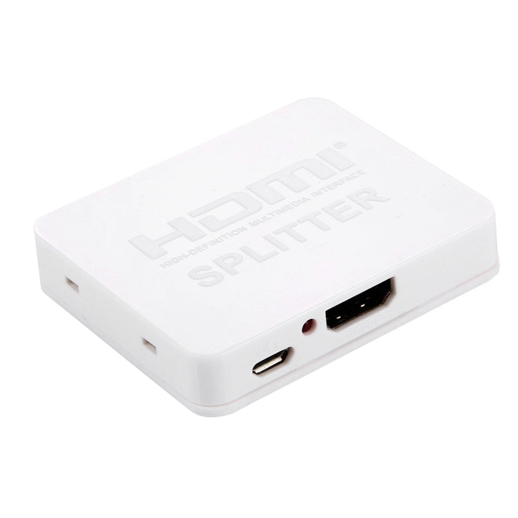Splitter HDMI 4K Video Full HD 1080p Switch HDMI Switch Amplificatore split out 1x2 Doppio display per HDTV DVD PS3 Xbox, 4K HDMI (Black), 4K HDMI (White)