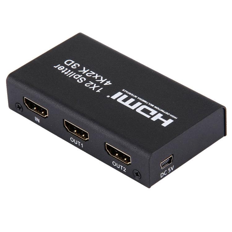 Splitter switch Mini HDMI 1x2 2160P, supporto 4Kx2K, 3D, Support 4Kx2K, 3D