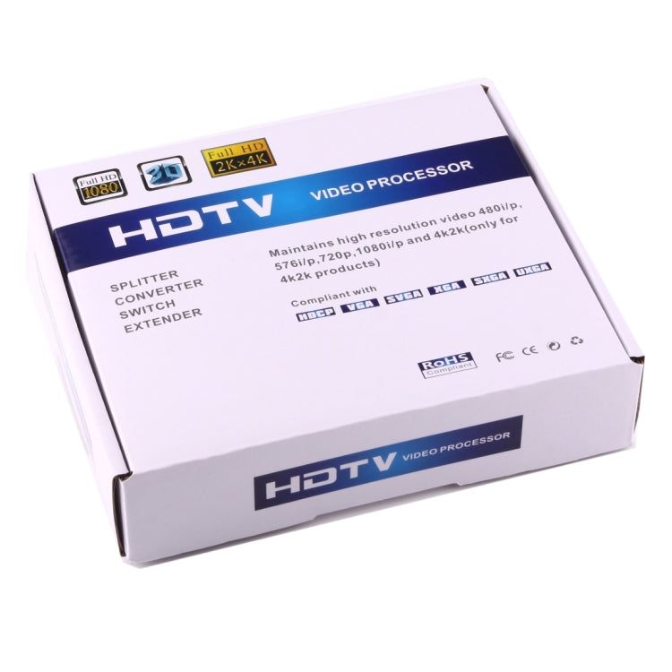 Convertitore adattatore video e audio R/L da HDMI a YPbPr HD 1080P, HDMI to YPbPr+R/L
