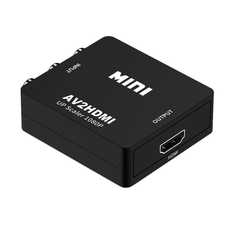 Howei HW-2105 Mini AV CVBS/L+R Adattatore convertitore audio a HDMI, supporto Scaler 1080P, HW-2105 AV to HDMI