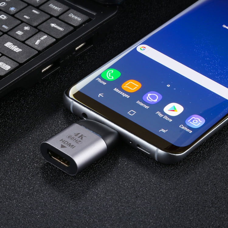 Connettore maschio di tipo C all'adattatore HDMI versione 2.0, supporta effetti visivi 3D