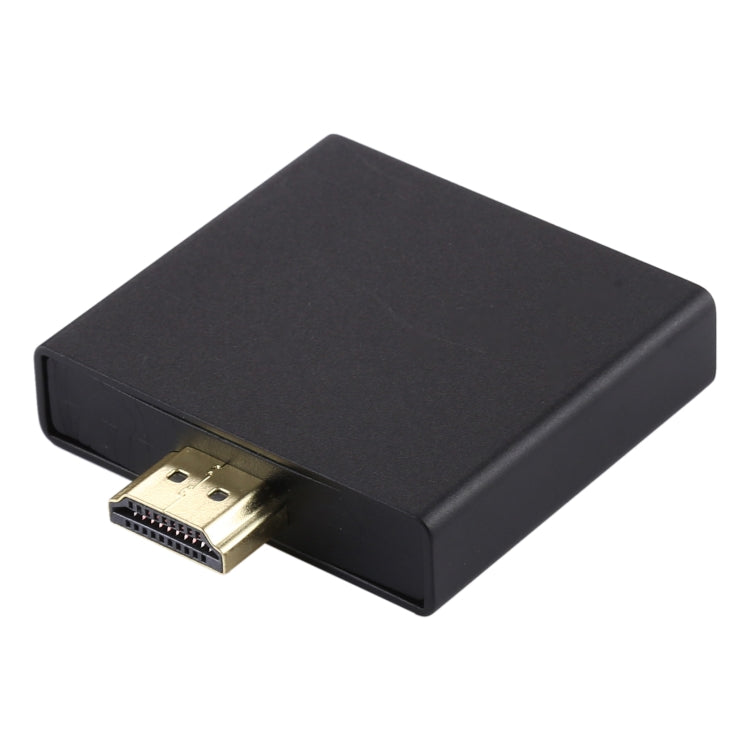 Splitter passante in lega di alluminio da 1 a 2 HDMI, HDMI Spliter