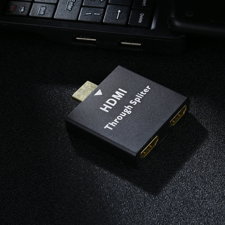 Splitter passante in lega di alluminio da 1 a 2 HDMI, HDMI Spliter