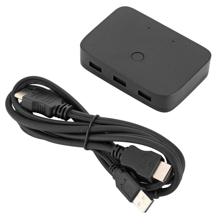 Switch HDMI/USB/KVM 2x1 4Kx2K, HDMI / USB / KVM Switch