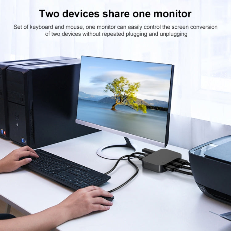 Switch HDMI/USB/KVM 2x1 4Kx2K, HDMI / USB / KVM Switch