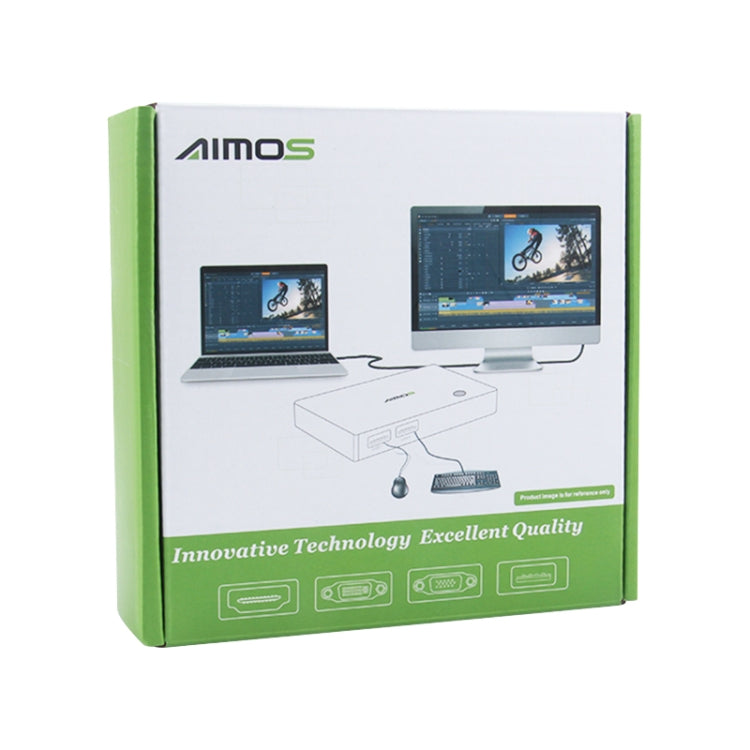 Switch AIMOS AM-KM404K USB 2.0 4 ingressi 4 uscite, AM-KM404K
