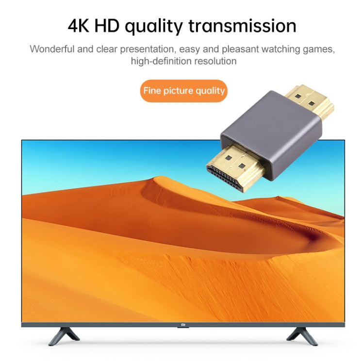 Adattatore HDMI maschio-maschio con testa placcata in oro (nero), HDMI Male to HDMI Male Grey, HDMI Male to HDMI Male Black