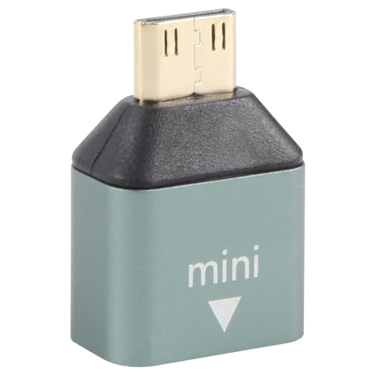 Adattatore per testa mini HDMI maschio a HDMI femmina placcato oro, Mini HDMI Male to HDMI Female