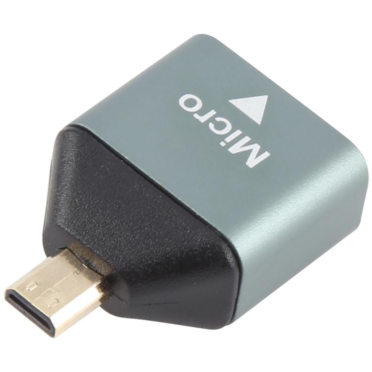 Adattatore per testa mini HDMI maschio a HDMI femmina placcato oro, Micro HDMI Male to HDMI Female