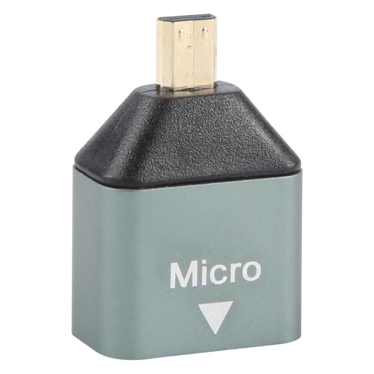 Adattatore per testa mini HDMI maschio a HDMI femmina placcato oro, Micro HDMI Male to HDMI Female
