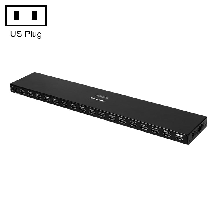 Measy SPH116 Splitter display simultaneo con switch 4K HDMI 1080P da 1 a 16, 1 to 16, AU Plug, 1 to 16, EU Plug, 1 to 16, UK Plug, 1 to 16, US Plug