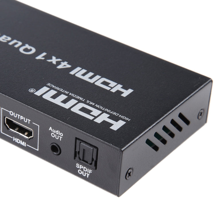 4 in 1 uscita HDMI Quad Multi-viewer con commutatore senza interruzioni, spina europea, 4 x 1, EU Plug, 4 x 1, AU Plug, 4 x 1, UK Plug, 4 x 1, US Plug