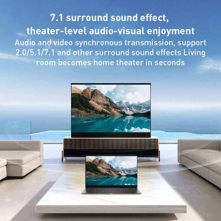 Measy SWH4651 4K 60Hz 5 ingressi 1 uscita commutatore convertitore HDMI, tipo di spina: spina europea, EU Plug